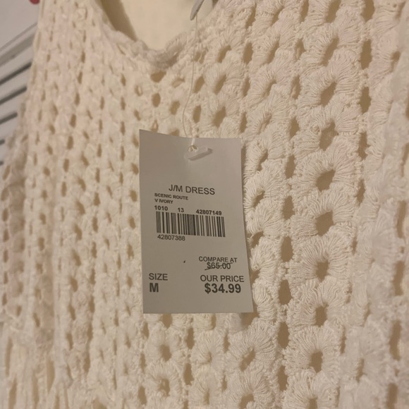 Womens Sz Medium Grecian Style Maxi dress Ivory - Picture 4 of 4